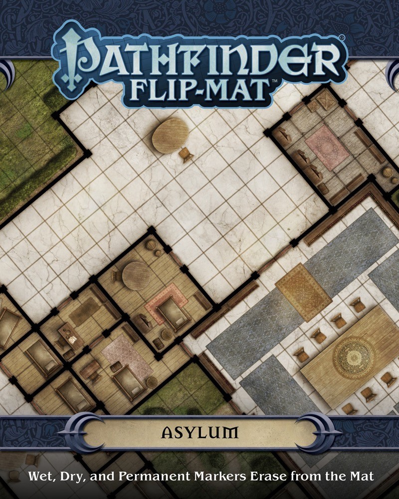 Pathfinder Flip-Mat: Assorted Maps, OOP, Forest, Sewer, Carnival, Bridge, + More