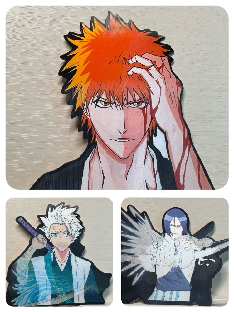 BLEACH 3D Lenticular Motion Moving Car Sticker Decal