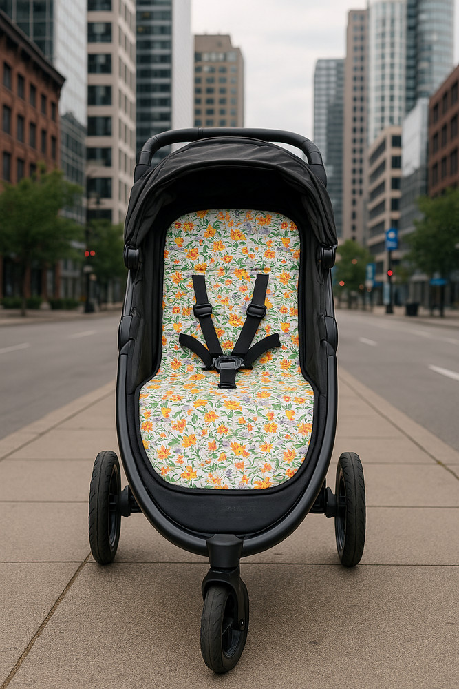 Autumn Vibes Stroller Liner