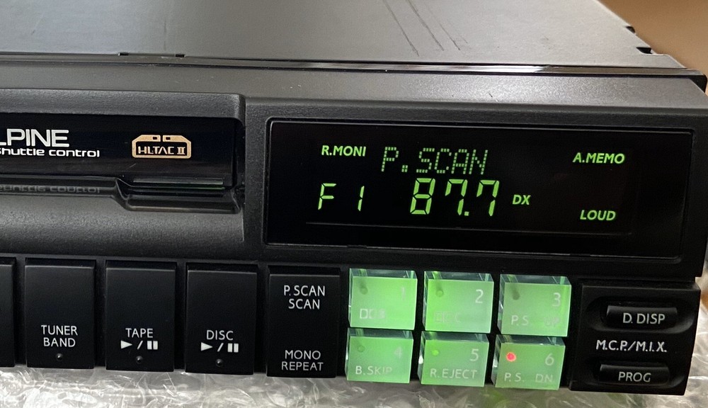 Alpine 7618 / 7618R / 7619R Replacement LCD - INSTALLED