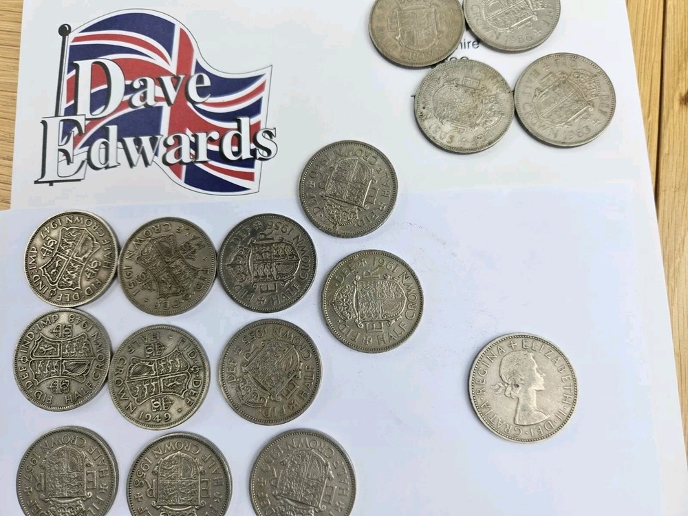 Pre Decimal 1961 British Half Crown Coin