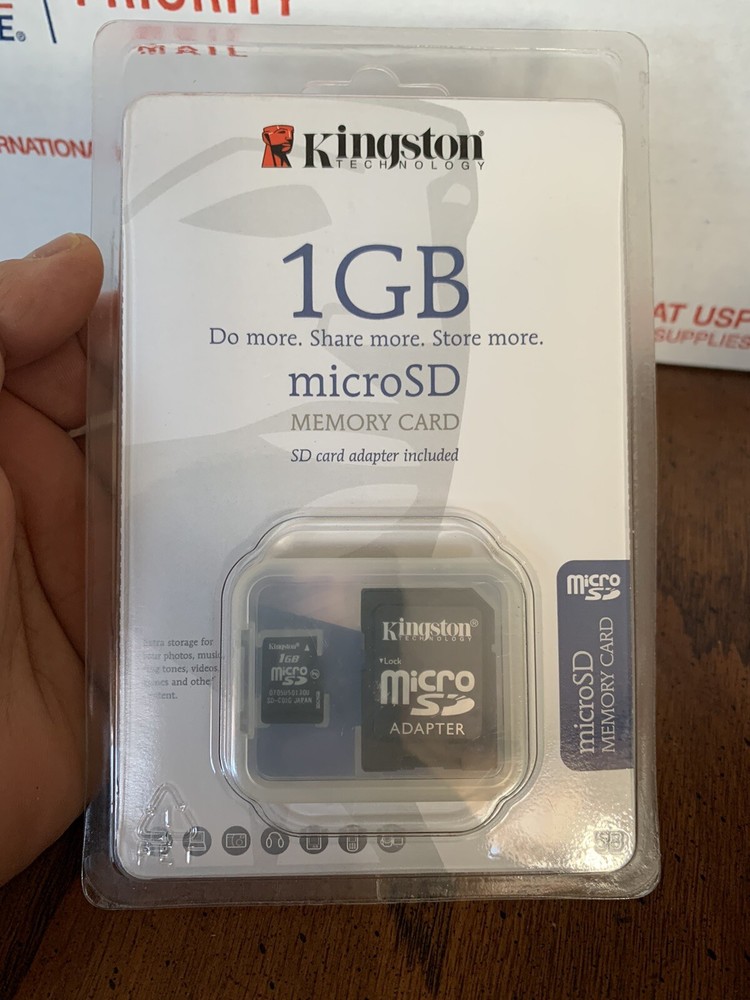 Kingston 1GB microSD Memory Card with Adapter