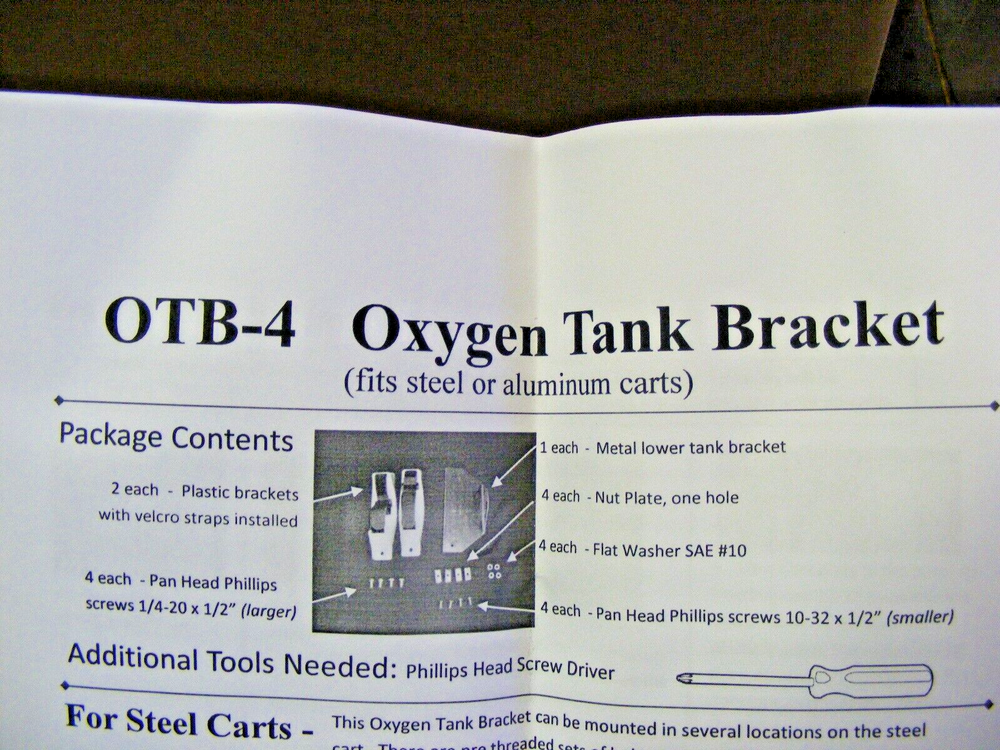 Oxygen Tank Bracket OTB-4