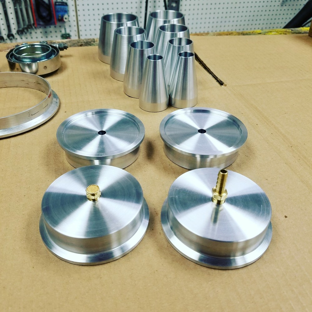 2.5" V BAND BACK PURGE BLOCK
