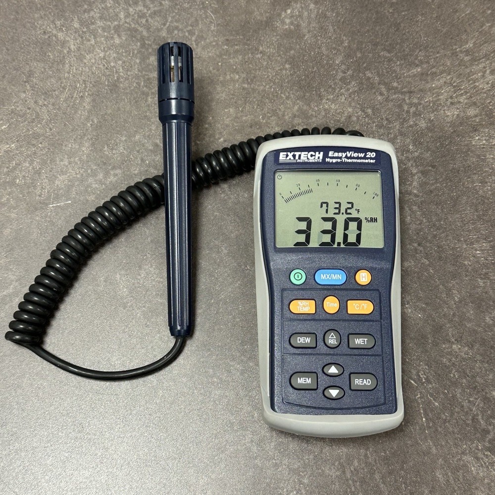Extech EA20 Hygro-Thermometer, Tested Working!