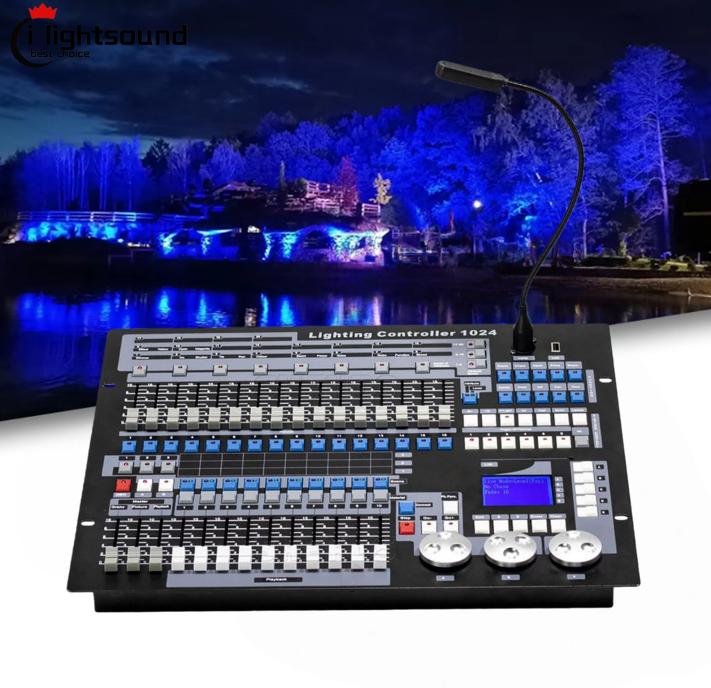 US flight case DMX 1024 channels Stage Lighting controller DJ console Equipment