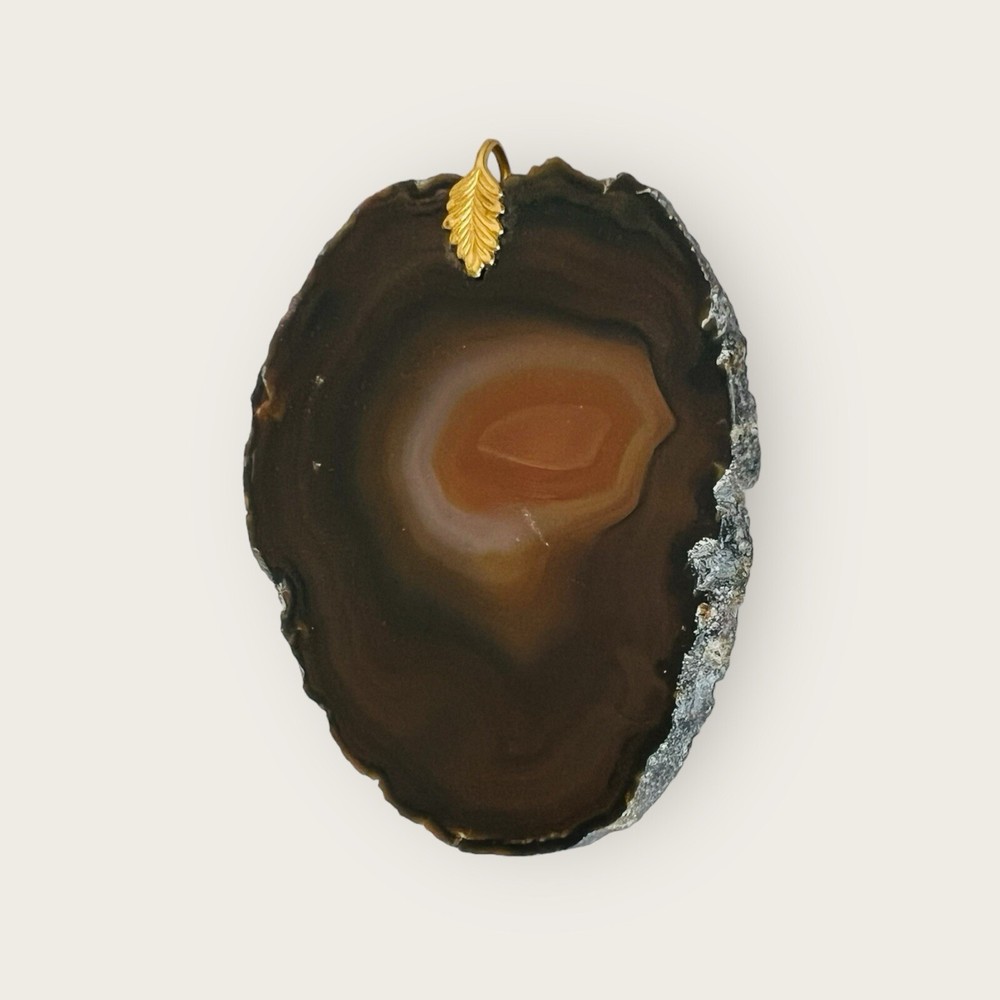 Large Slice  Geode for Hanging or Display 2.75" X 3"