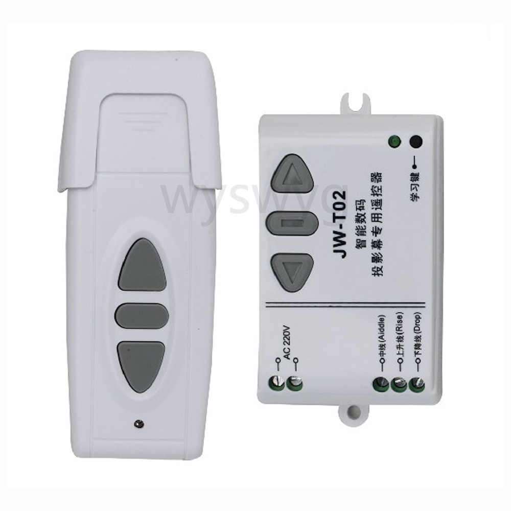 Projection Screen Universal Wireless Remote Control AC220V UP DOWN Switch Button