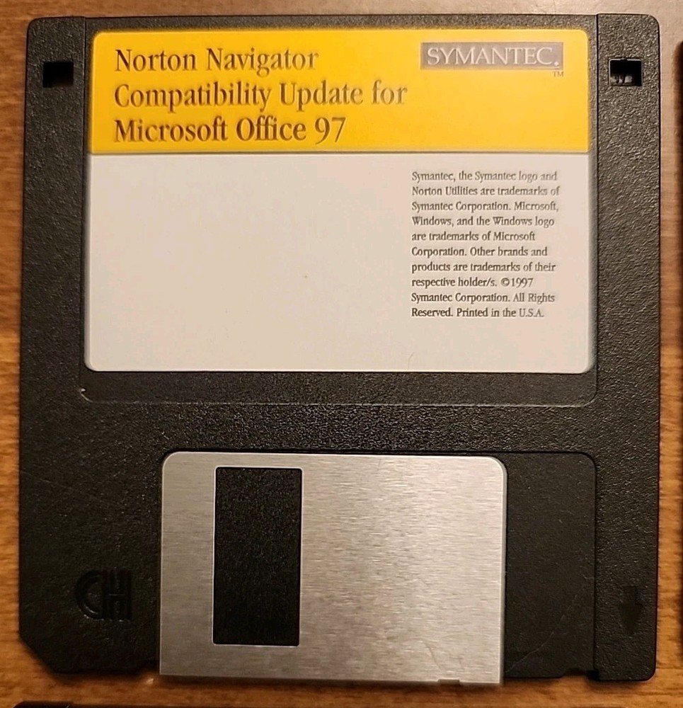 Vintage Norton PC Anywhere Program Disks Emergency Boot Disk Symantec Windows