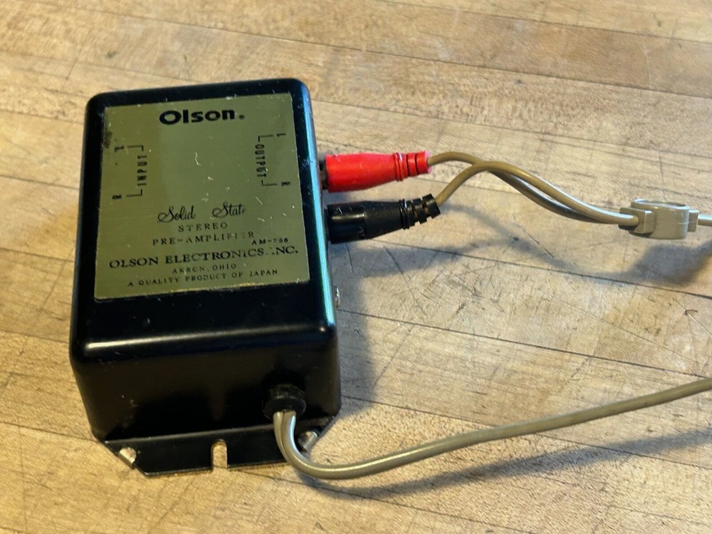 Vintage Olson Solid State Pre-Amplifier AM-268 JAPAN