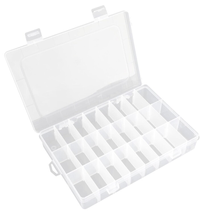 Organizer box storage container storage Box plastic small parts tool Box clear