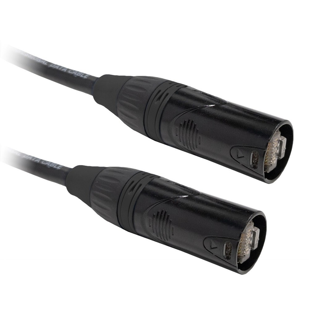 100FT PRO CAT6 Heavy Duty EtherCon RJ45 Digital Audio Cable.