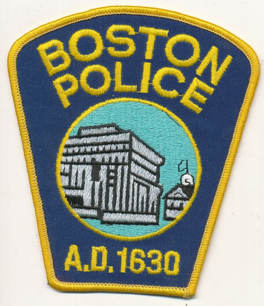 Boston Police AD 1630 patch obsolete