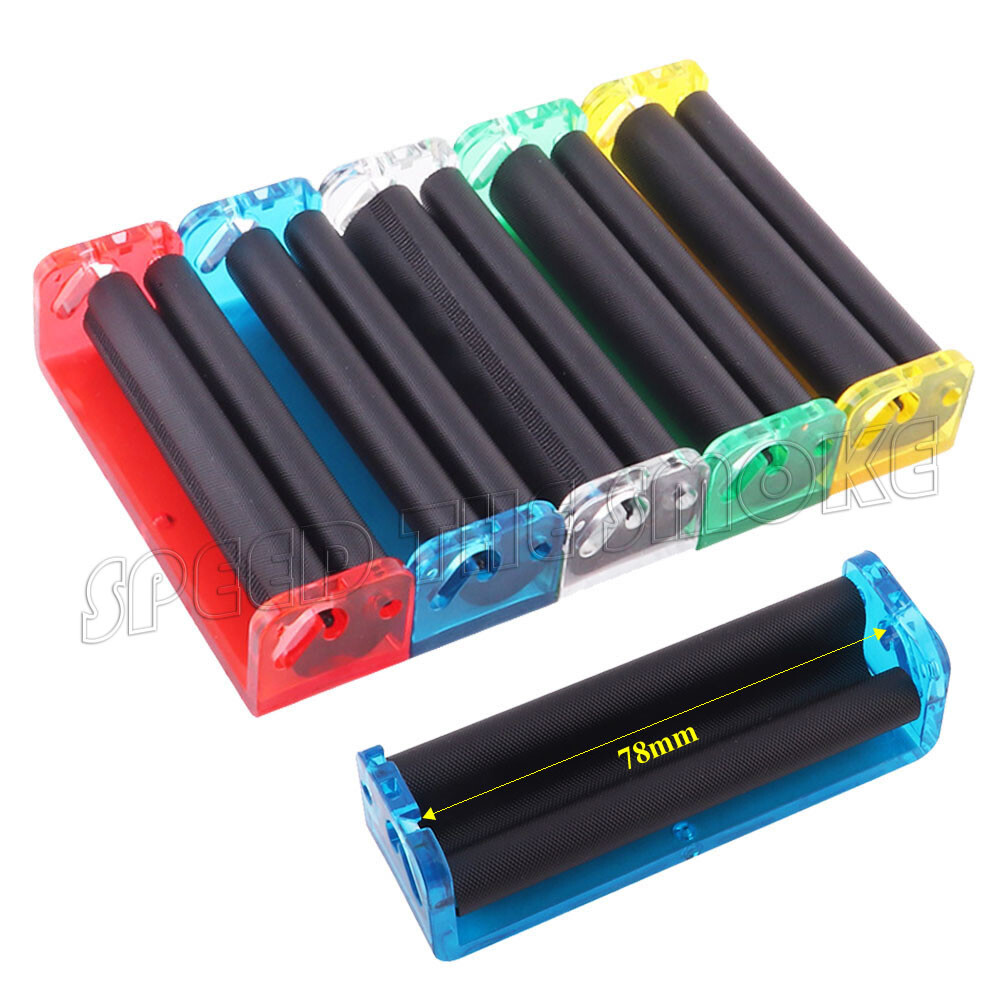 Plastic Rolling Papers Rolling Machine Cigarette Hand Roller Maker 78mm New