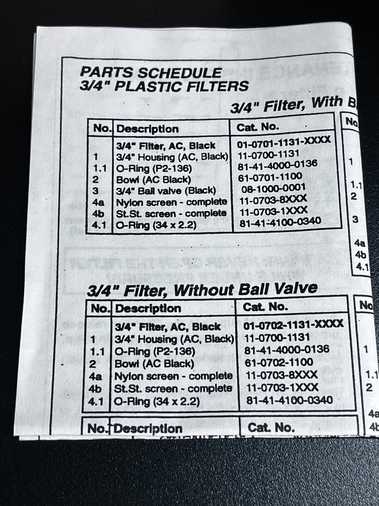 Ace Glass Water Filter Housing Polyester 115 PSI 12 GPM