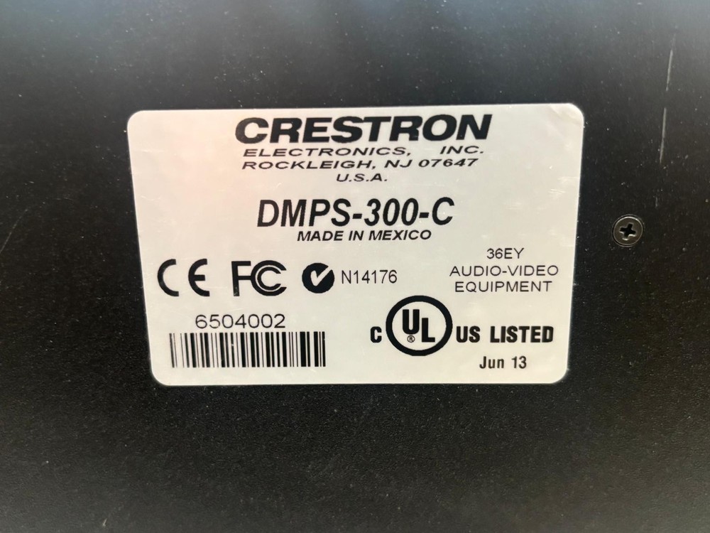 CRESTRON DMPS-300-C Professional Digital Media System