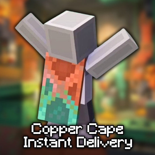 Minecraft : Copper Cape Code TIKTOK DROP Java & Bedrock FAST DELIVERY
