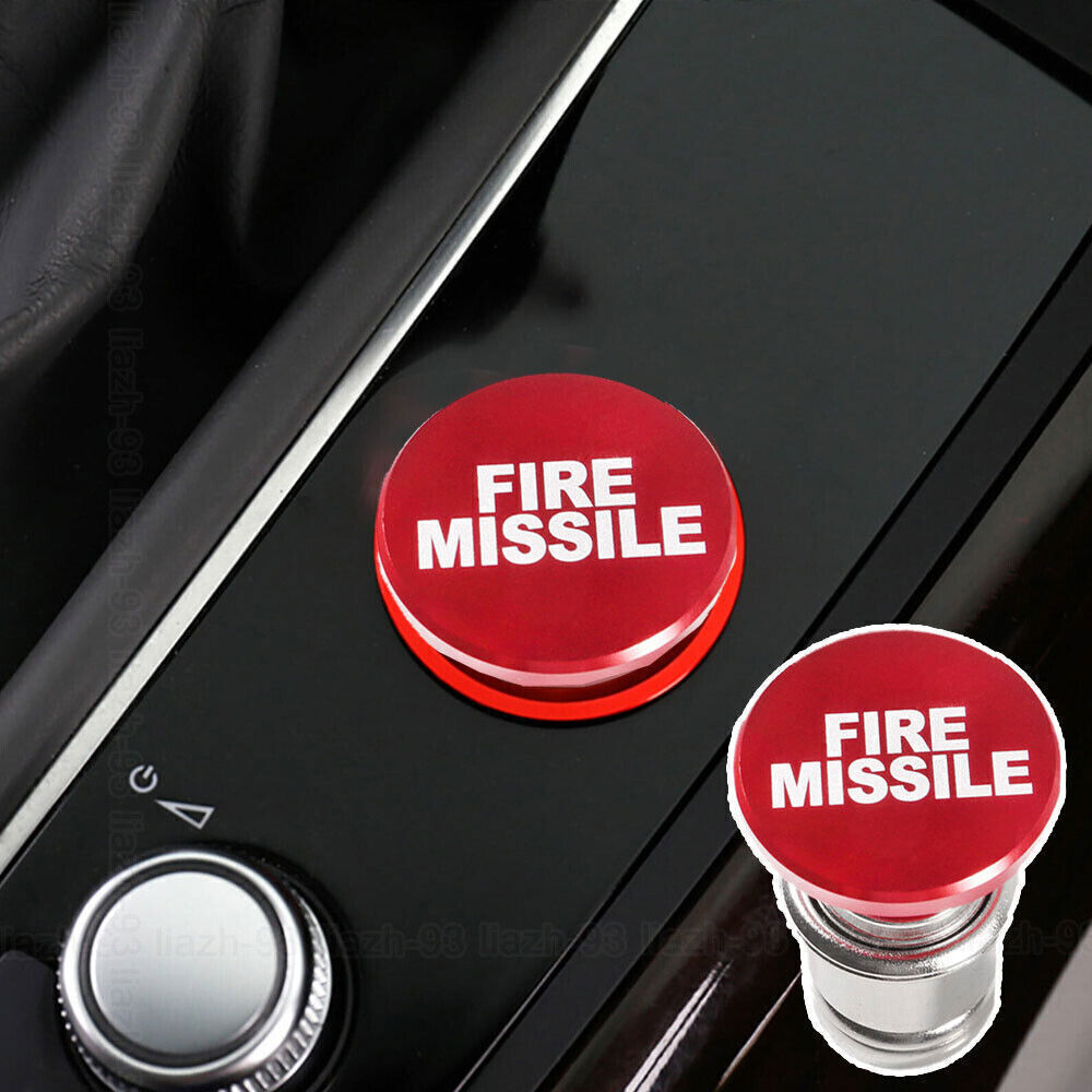 Car Cigarette Lighter FIRE MISSILE Button Replacement 12V Push Button Universal