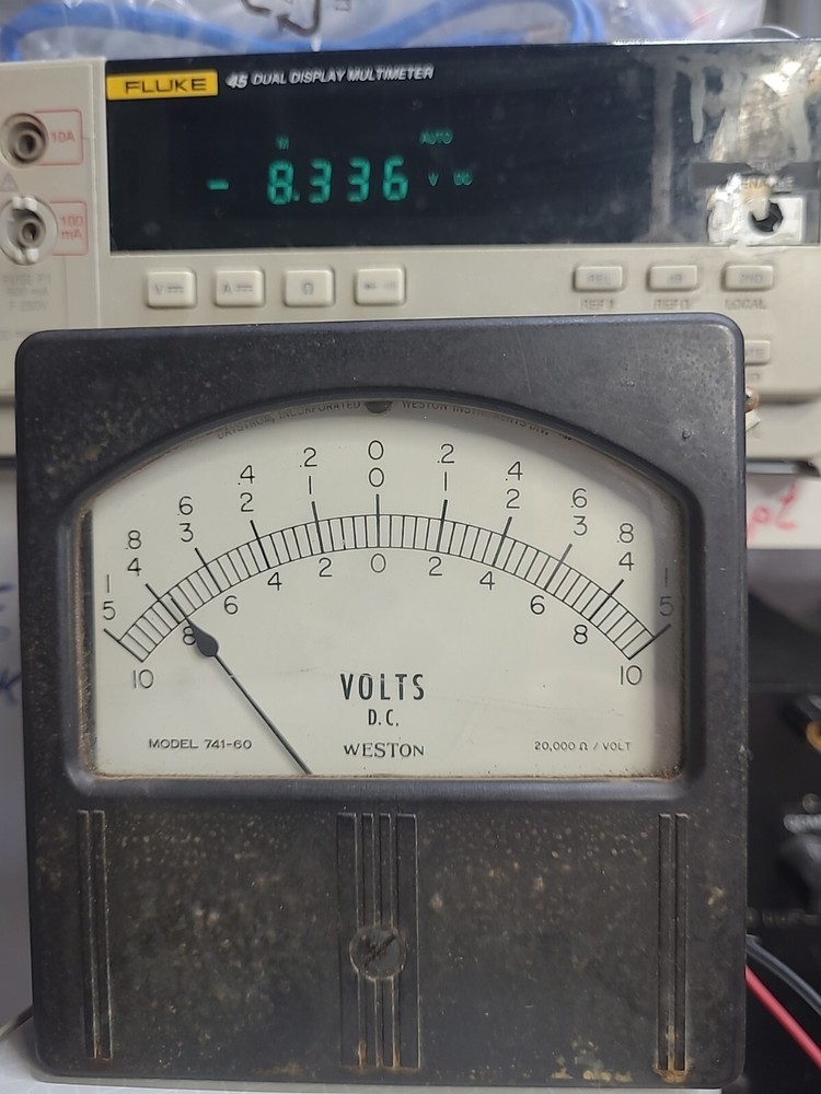Weston Dc Voltmeter Model 741-60