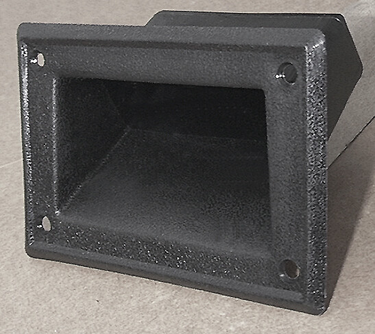 Shell Handle For Speaker Stands Plastic Black Recessed Handle 1 Pair