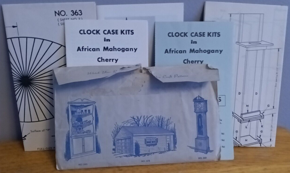 A Neely Hall No 363 Hall Clock Craft Patterns Studio 1963 Vintage Craft Patterns