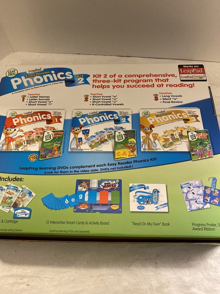 Leapfrog LeapPad Easy Reader Phonics Kit 2 New