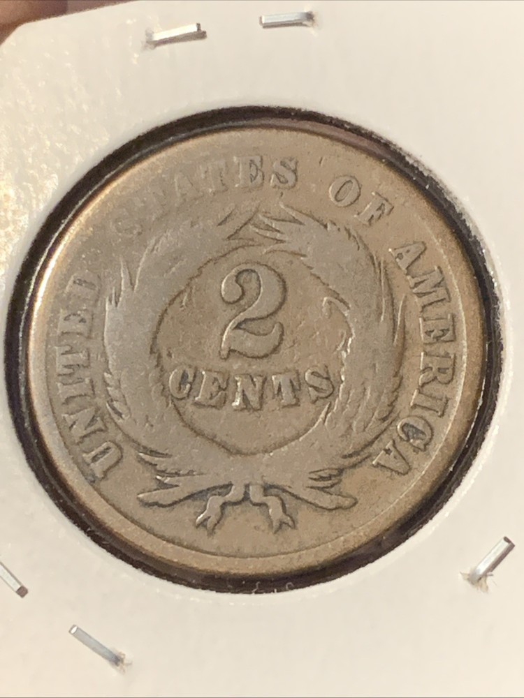 1864 Two Cent Piece Large ~ CIVIL WAR DATE ~