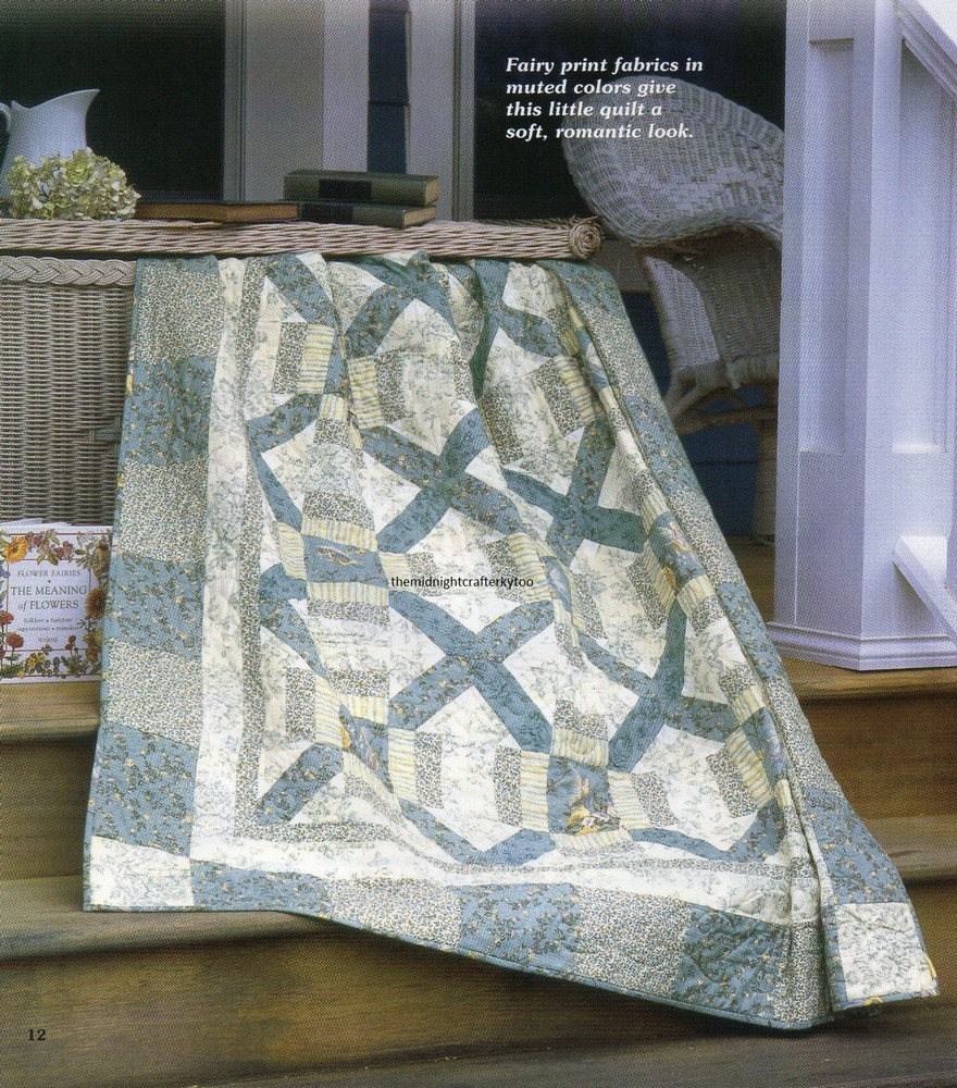 Garden Fairies Quilt Pattern Pieced MC