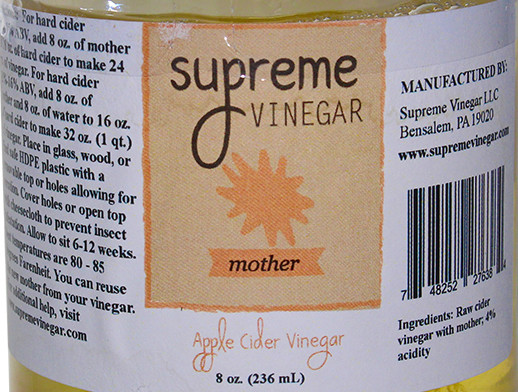 Supreme Apple Cider Mother of Vinegar