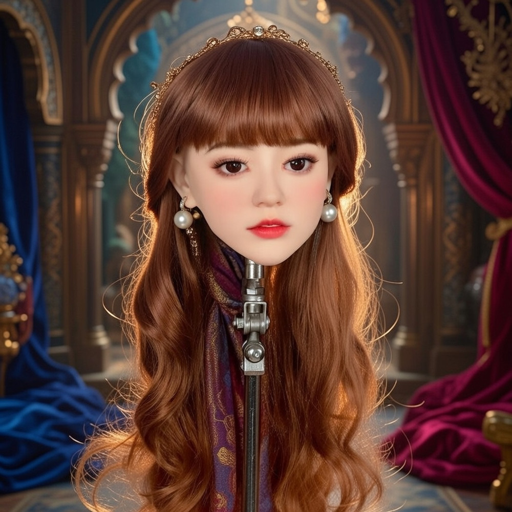 TPE practice head model M16 interface makeup hairstyle universal wig given as