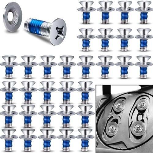 64Pcs Snowboard Binding Screw Set - Mounting Screws & Washers for Skiing Accesso
