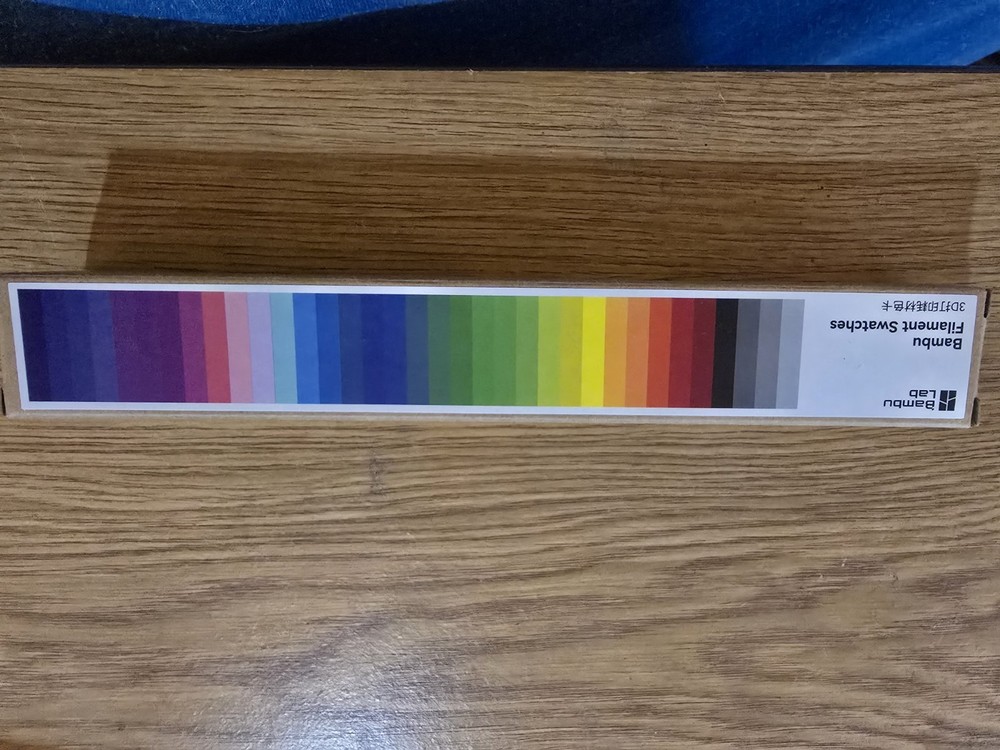 Bambu Lab Filament Swatches - NEW