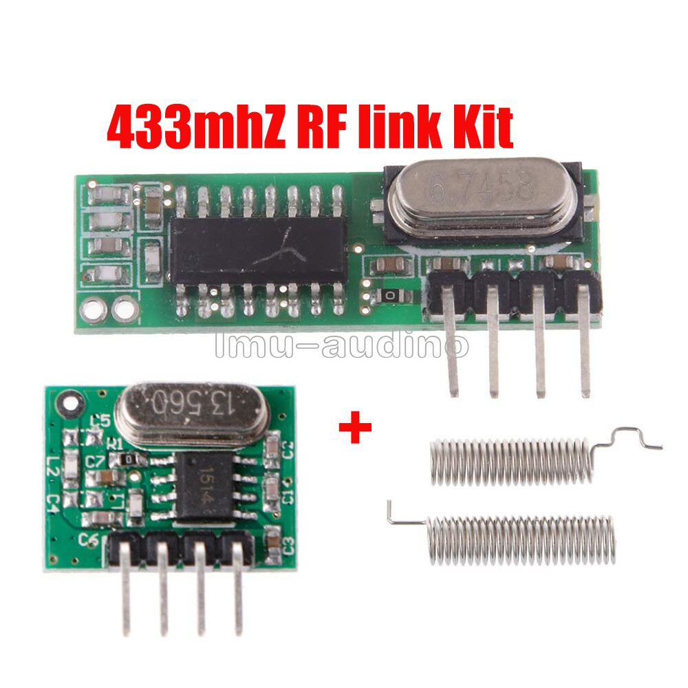 433Mhz Superheterodyne RF Receiver and Transmitter Module Forarduino NEW