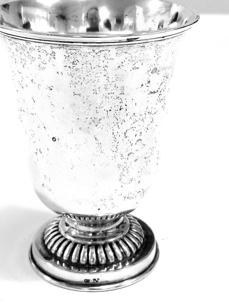 ANTIQUE STERLING SILVER CUP / BEAKER 1880'S