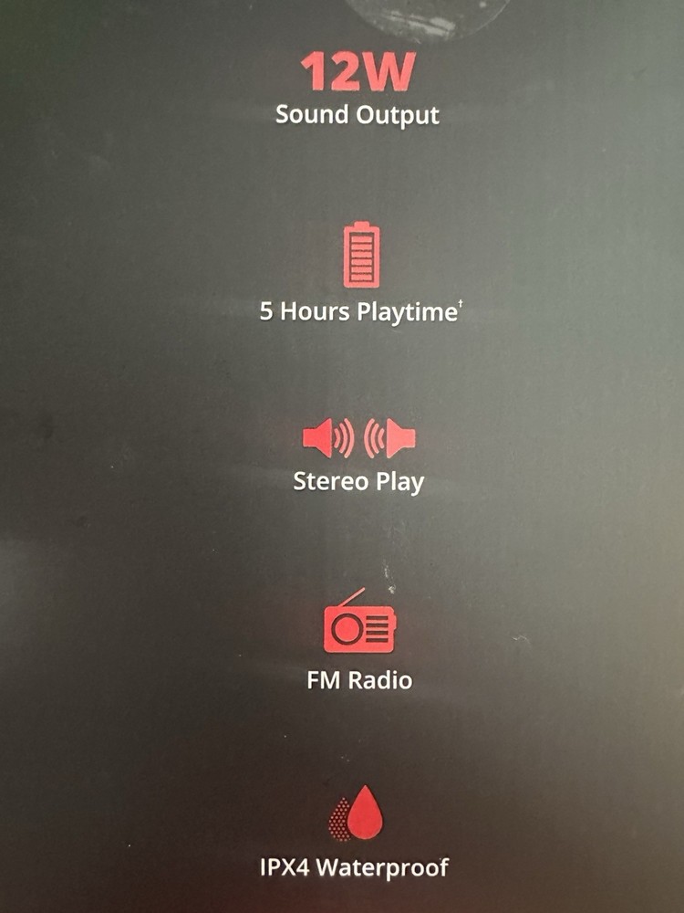 AIWA portable Wireless Bluetooth speaker