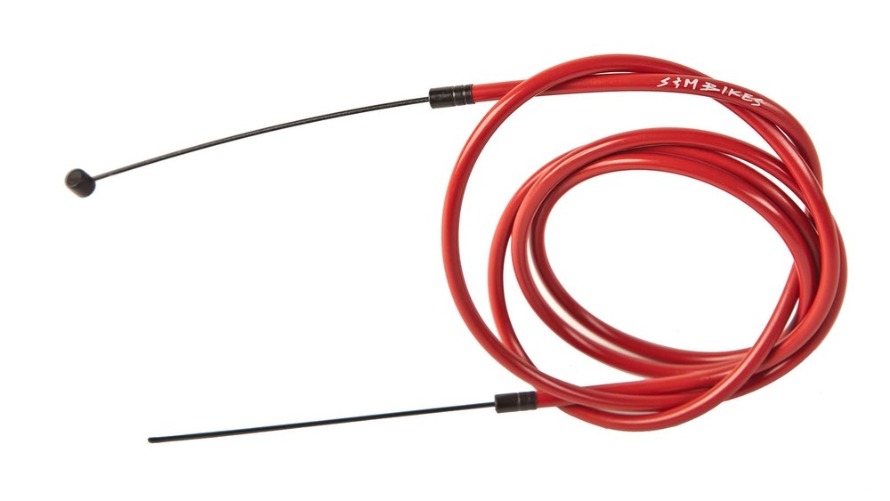S&M Bikes linear brake cable 55" long RED