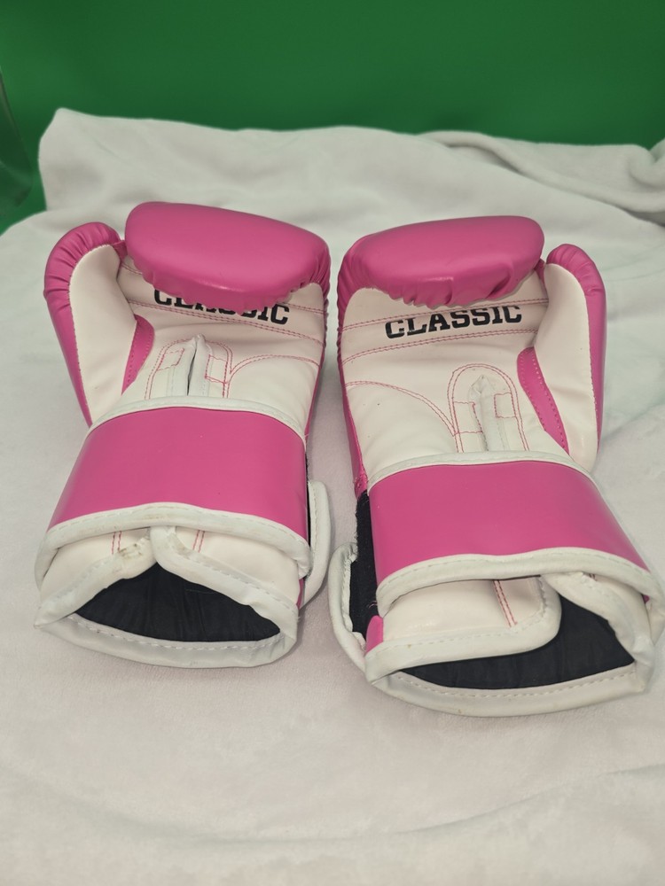 TITLE Classic Boxing Training Gloves Pink White