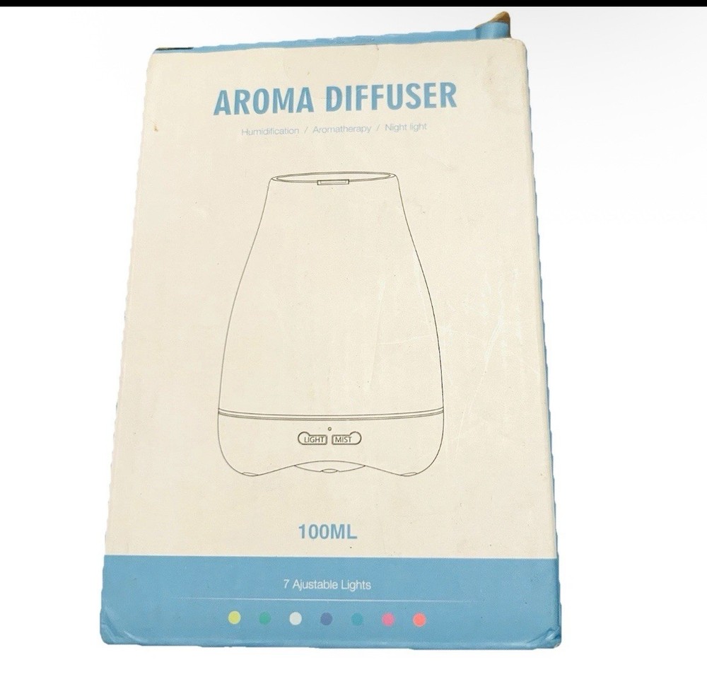 Aroma Diffuser -100ml Timer /Quiet Colors Humidification