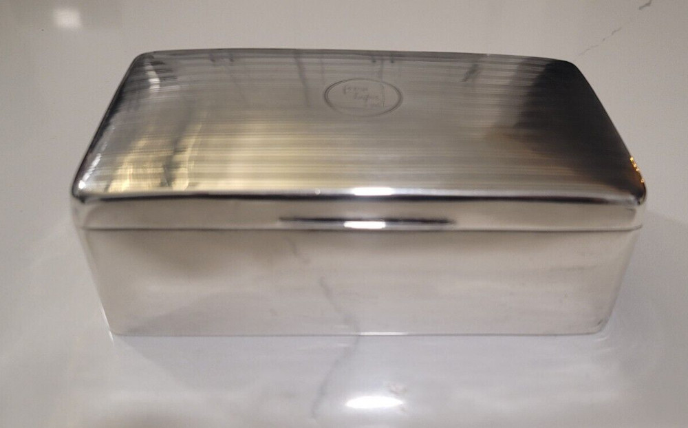Sterling Silver Cigar Box
