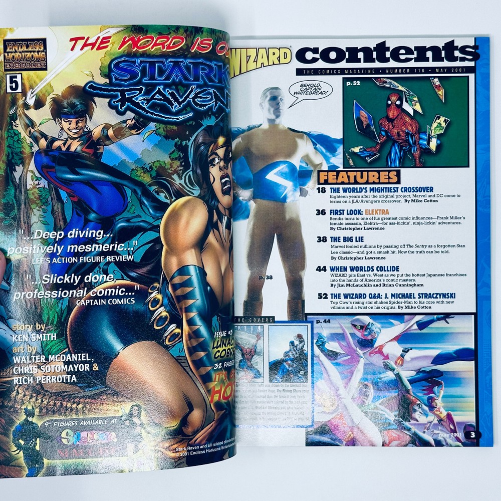 Wizard Comics Issue 116 May 2001 Cover 2 of 2