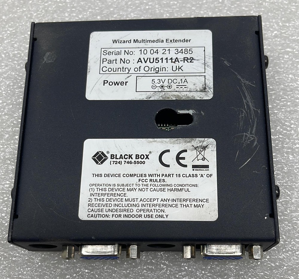 BLACKBOX AVU5111A-R2 Wizard Multimedia Extender