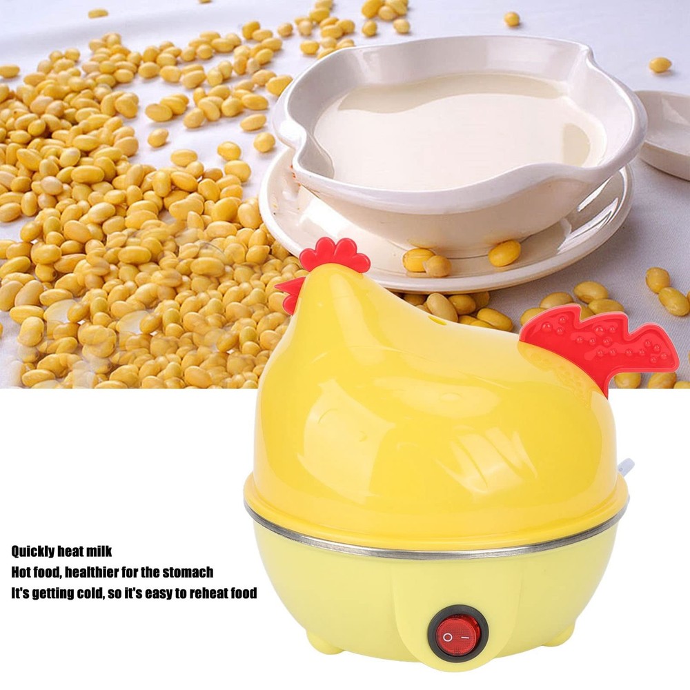 Electric Egg Cooker, Multifunction Chicken Shape Rapid Egg Boiler with 7 Egg ...