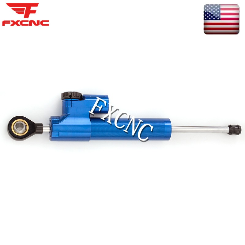 For Ducati Monster 696 Blue Steering Damper Stabilizer Bracket Mounting Kit Set