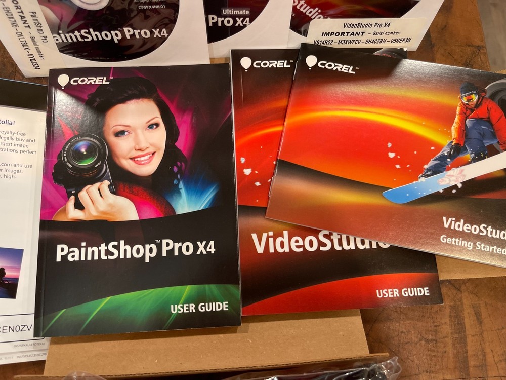 Corel PaintShop Photo + VisualStudio Video Pro X4 Ultimate Software ~NEW~