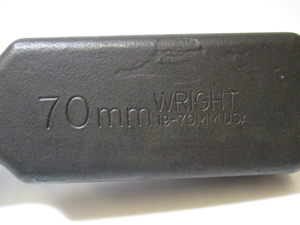 Wright (19-70MM) 12-Point 70MM Metric Striking Face Offset Handle Box Wrench