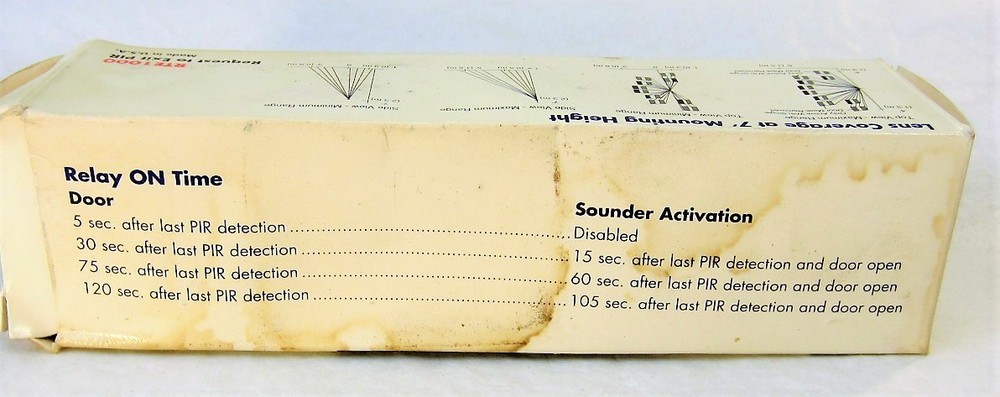 Sentrol RTE1000 Request to Exit PIR New in Box