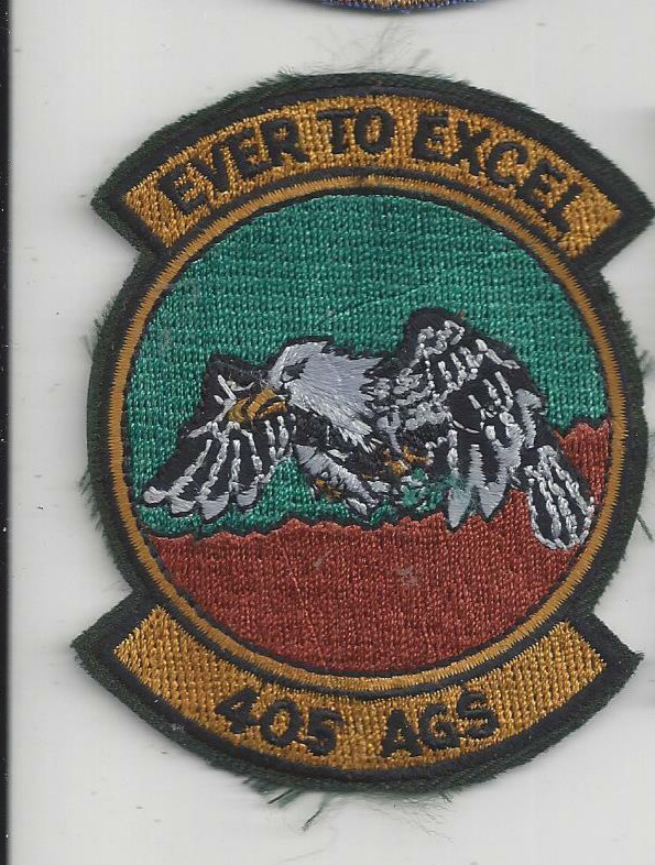 PATCH USAF  405TH AGS AIRCRAFT GENERATION SQ  LUKE AFB