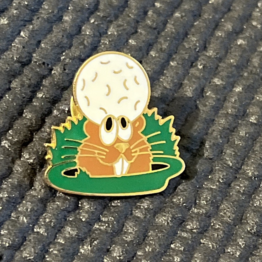 Golf Gopher lapel pin 5920