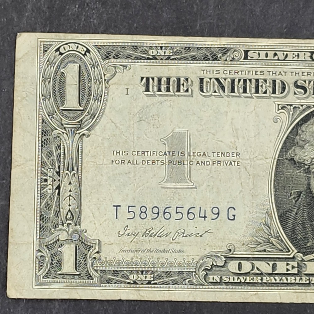 One Dollar Silver Certificate 1 1928B Funnyback 2 1935E