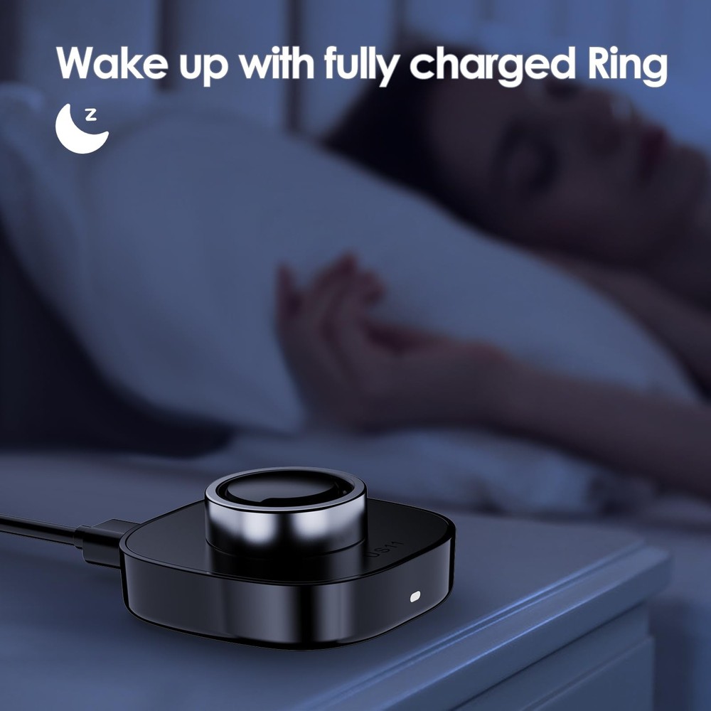 Fast Charging Dock for Oura Ring Gen3 - Size 11 with USB-C Charging Cable